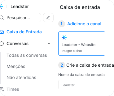 Configure sua área de atendimento